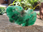 Polished On One Side Emerald Mtorolite x 2 From Mutorashanga, Zimbabwe - Toprock Gemstones and Minerals 