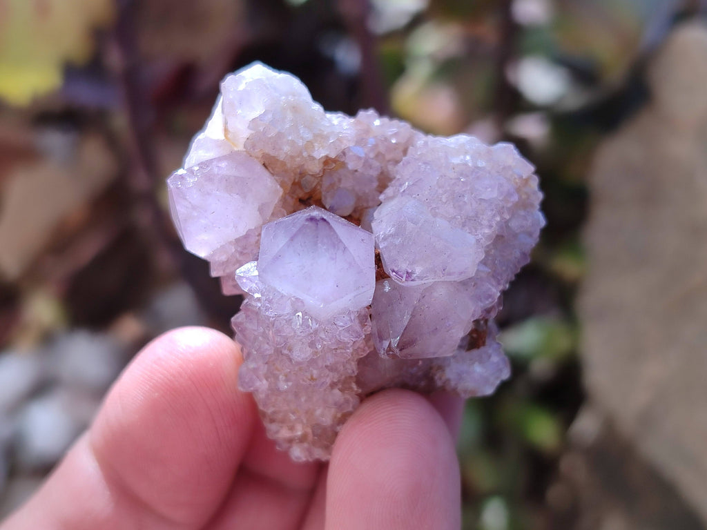 Natural Amethyst Spirit Quartz Clusters x 12 From South Africa - Toprock Gemstones and Minerals 