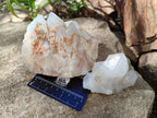 Natural Candle Quartz Clusters x 7 From Madagascar - Toprock Gemstones and Minerals 