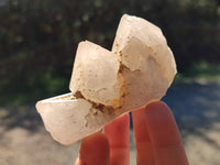 Natural Candle Quartz Clusters x 7 From Madagascar