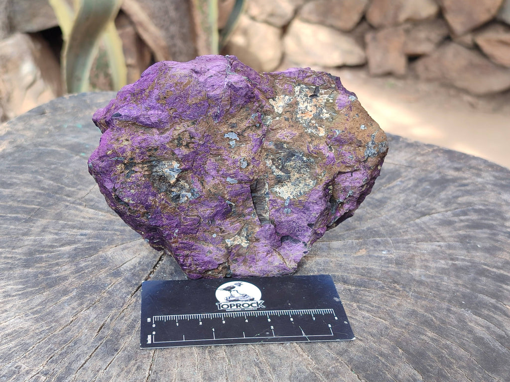 Natural Metallic Purpurite Cobbed Specimens x 2 From Erongo, Namibia - Toprock Gemstones and Minerals 
