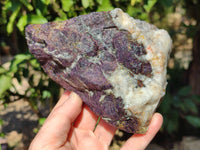 Natural Metallic Purpurite Cobbed Specimens x 2 From Erongo, Namibia