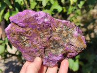 Natural Metallic Purpurite Cobbed Specimens x 2 From Erongo, Namibia