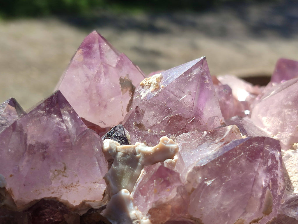 Natural Amethyst Spirit Quartz Cluster x 1 From South Africa - Toprock Gemstones and Minerals 