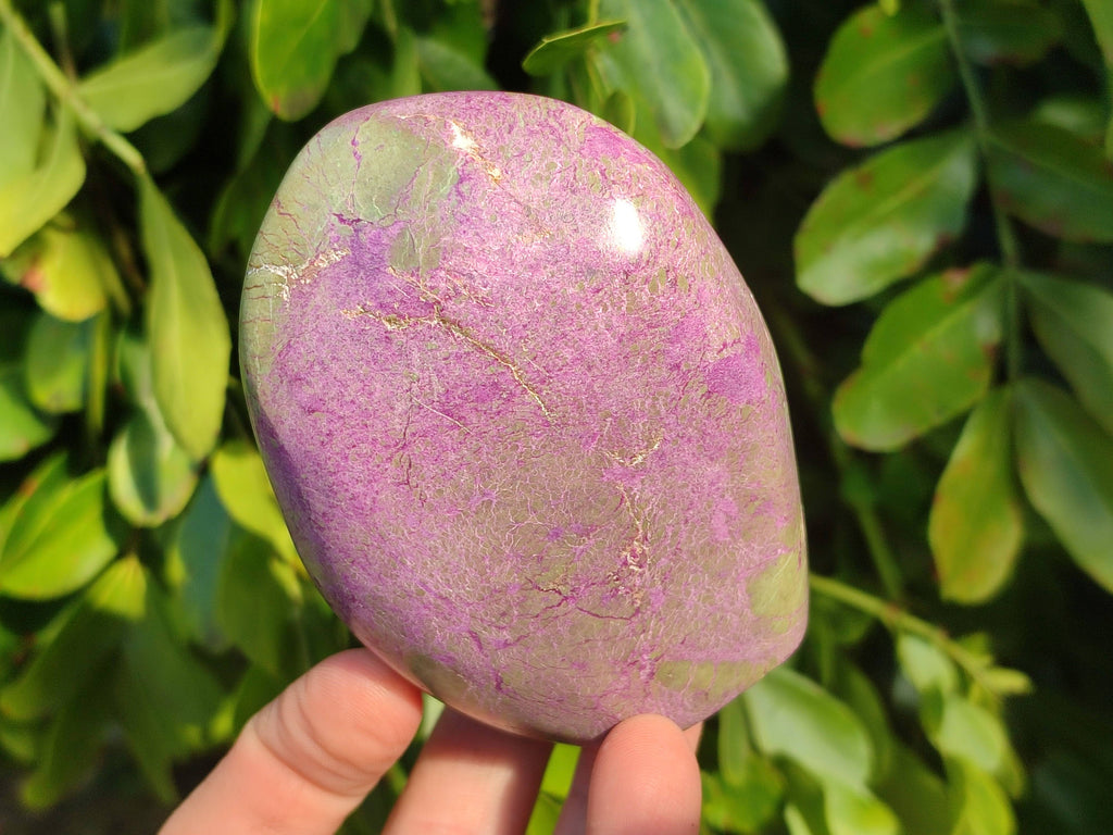 Polished Stichtite Standing Free Forms x 3 From Barberton, South Africa - Toprock Gemstones and Minerals 