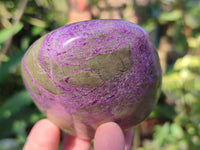 Polished Stichtite Standing Free Forms x 3 From Barberton, South Africa