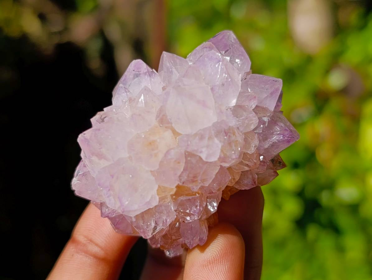 Natural Amethyst Spirit Quartz Clusters x 20 From South Africa - Toprock Gemstones and Minerals 