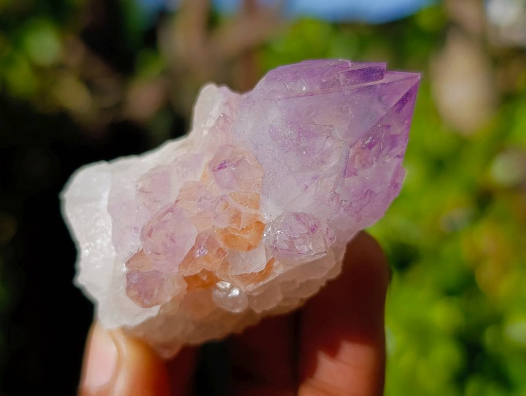 Natural Amethyst Spirit Quartz Clusters x 20 From South Africa - Toprock Gemstones and Minerals 