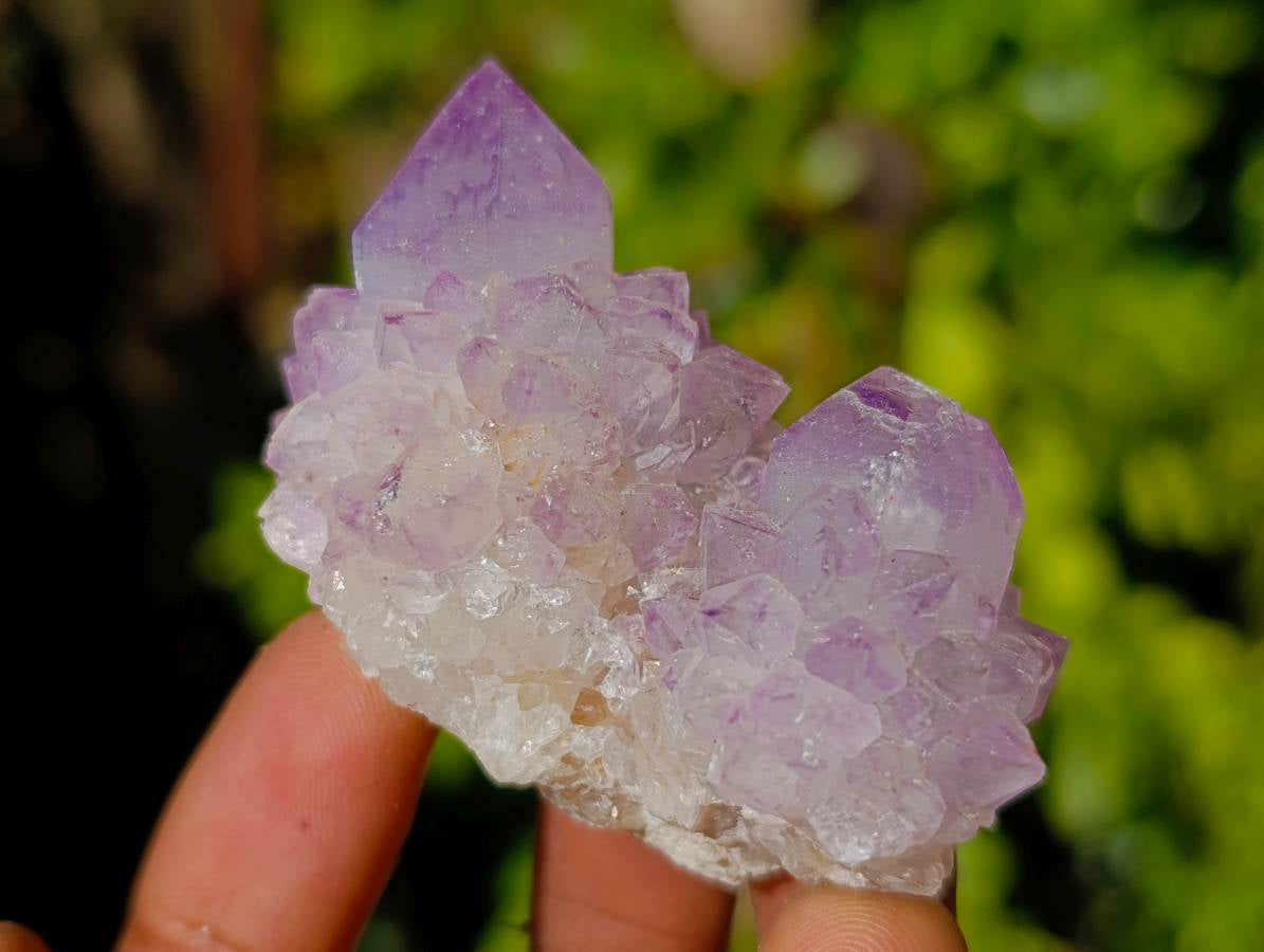 Natural Amethyst Spirit Quartz Clusters x 20 From South Africa - Toprock Gemstones and Minerals 