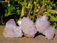 Natural Amethyst Spirit Quartz Clusters x 20 From South Africa