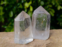 Polished Clear Quartz Crystals x 6 From Madagascar - Toprock Gemstones and Minerals 