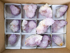 Natural Amethyst Spirit Quartz Clusters x 12 From South Africa - Toprock Gemstones and Minerals 