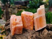 Natural Sunset Orange Calcite Specimens x 24 From Spitzkop, Namibia - Toprock Gemstones and Minerals 