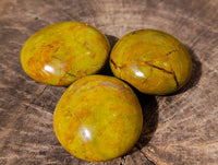Polished Green Opal Palm Stones x 18 From Madagascar - Toprock Gemstones and Minerals 