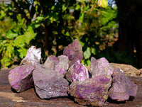 Natural Metallic Purpurite Cobbed Specimens x 9 From Erongo, Namibia - Toprock Gemstones and Minerals 