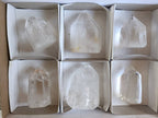 Polished Clear Quartz Crystals x 6 From Madagascar - Toprock Gemstones and Minerals 