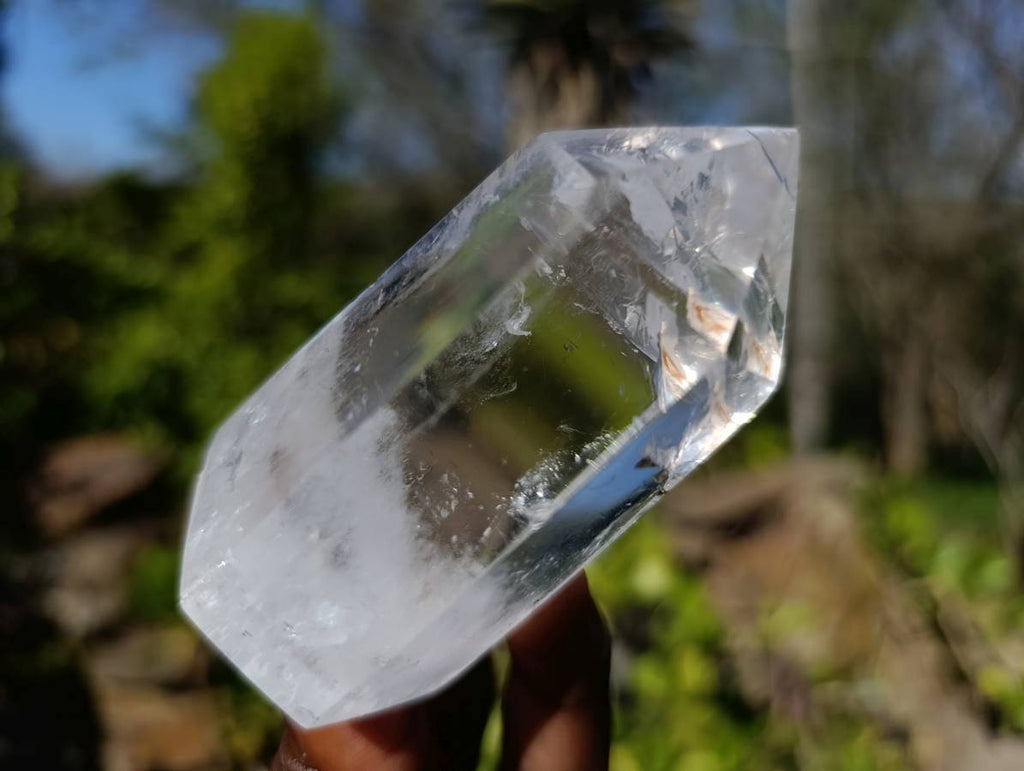 Polished Clear Quartz Crystals x 6 From Madagascar - Toprock Gemstones and Minerals 