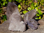 Natural Smokey Quartz Floater Crystal Specimens x 2 From Mulanje, Malawi - Toprock Gemstones and Minerals 