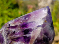 Polished Chevron Amethyst Point x 1 From Zambia