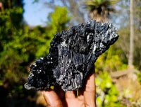 Natural Schorl Black Tourmaline Matrix Specimens x 2 From Namibia - Toprock Gemstones and Minerals 