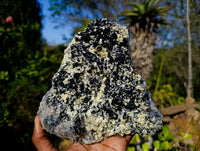 Natural Schorl Black Tourmaline Matrix Specimens x 2 From Namibia - Toprock Gemstones and Minerals 