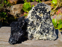 Natural Schorl Black Tourmaline Matrix Specimens x 2 From Namibia - Toprock Gemstones and Minerals 