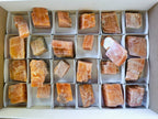Natural Sunset Orange Calcite Specimens x 24 From Spitzkop, Namibia - Toprock Gemstones and Minerals 