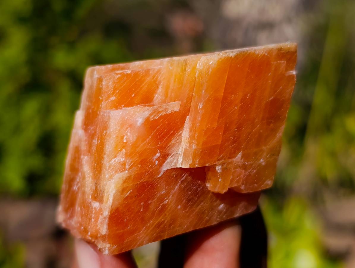 Natural Sunset Orange Calcite Specimens x 24 From Spitzkop, Namibia - Toprock Gemstones and Minerals 
