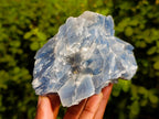 Natural Sky Blue Calcite Specimens x 4 From Namibia - Toprock Gemstones and Minerals 