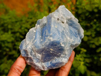 Natural Sky Blue Calcite Specimens x 4 From Namibia - Toprock Gemstones and Minerals 
