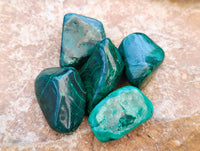 Polished Flower Banded Malachite Free Forms x 35 From Congo - Toprock Gemstones and Minerals 