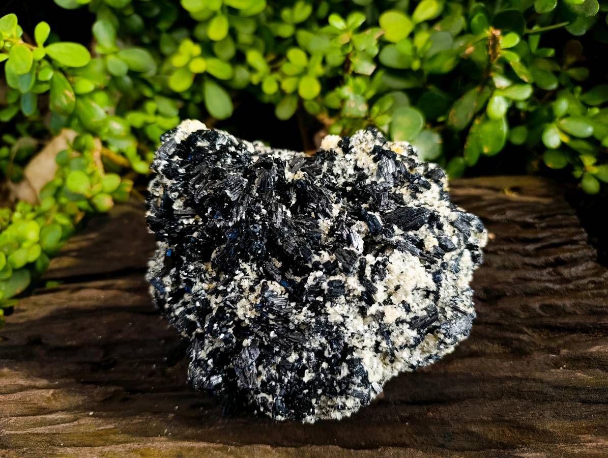 Natural Schorl Black Tourmaline Matrix Specimen x 1 From Namibia - Toprock Gemstones and Minerals 