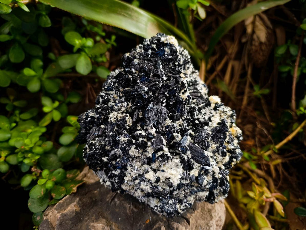 Natural Schorl Black Tourmaline Matrix Specimen x 1 From Namibia - Toprock Gemstones and Minerals 