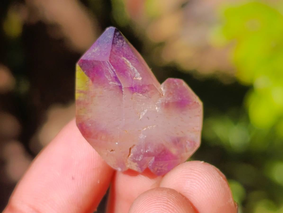 Natural Window Amethyst Crystals x 35 From Chiredzi, Zimbabwe - Toprock Gemstones and Minerals 