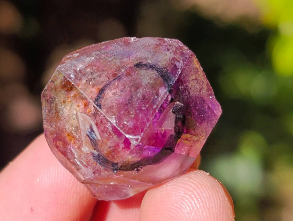 Natural Window Amethyst Crystals x 35 From Chiredzi, Zimbabwe - Toprock Gemstones and Minerals 