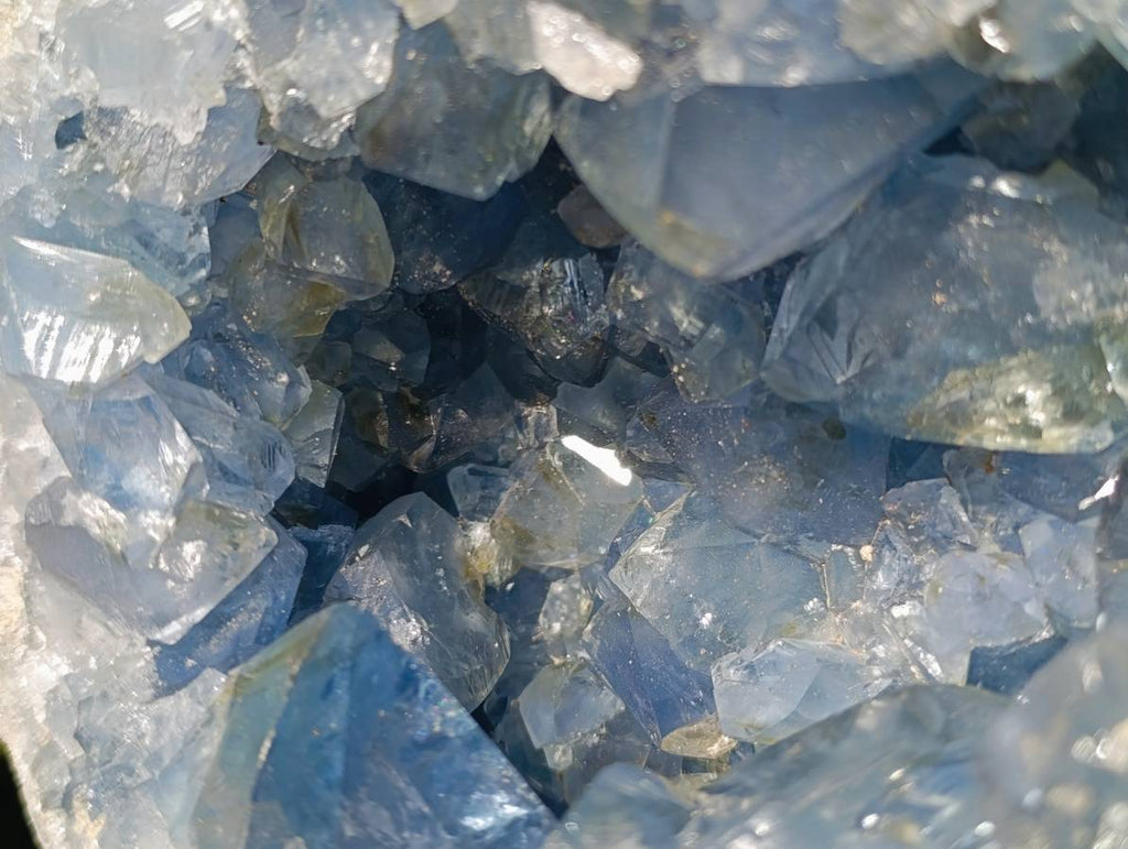 Natural Celestite Geode Specimen x 1 From Sakoany, Madagascar - Toprock Gemstones and Minerals 