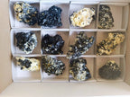 Natural Schorl Black Tourmaline Specimens x 12 From Namibia - Toprock Gemstones and Minerals 