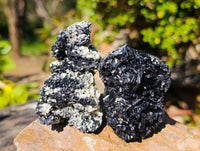 Natural Schorl Black Tourmaline Specimens x 12 From Namibia
