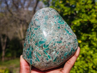Polished Emerald Mica 'Mutokolite' Standing Free Form x 1 From Mutoko, Zimbabwe - Toprock Gemstones and Minerals 