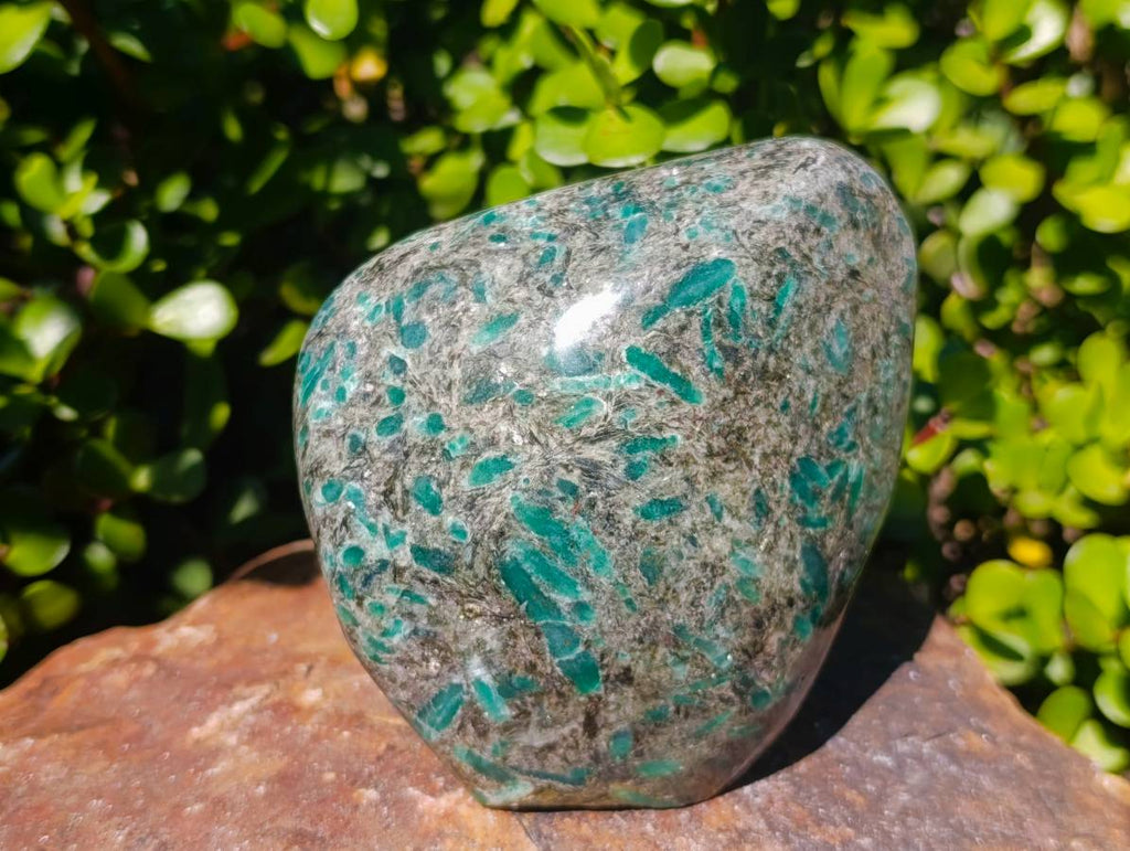 Polished Emerald Mica 'Mutokolite' Standing Free Form x 1 From Mutoko, Zimbabwe - Toprock Gemstones and Minerals 