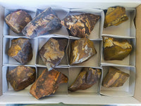 Natural Selected Nguni Jasper Cobbed Specimens x 12 From Prieska, South Africa