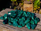 Polished Flower Banded Malachite Free Forms x 70 From Congo - Toprock Gemstones and Minerals 