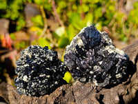 Natural Schorl Black Tourmaline Specimens x 6 From Namibia