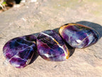 Polished Watermelon Fluorite Free Forms x 12 From Uis, Namibia - Toprock Gemstones and Minerals 