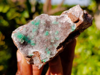 Natural Ball Malachite On Dolomite Matrix Specimens x 3 From Kambove, Congo