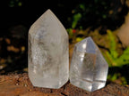 Polished Clear Quartz Crystals x 6 From Madagascar - Toprock Gemstones and Minerals 