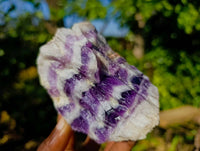 Natural Chevron Amethyst Specimens x 15 From Zambia - Toprock Gemstones and Minerals 