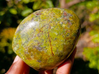 Polished Green Opal Standing Free Forms x 6 From Madagascar - Toprock Gemstones and Minerals 