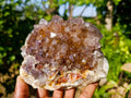 Natural Ametrine Spirit Quartz Clusters x 2 From South Africa - Toprock Gemstones and Minerals 