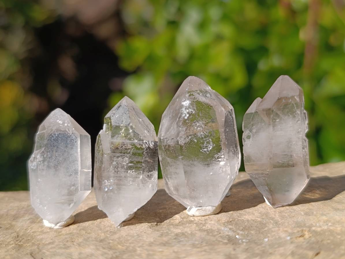 Natural Window Quartz Crystals x 70 From Brandberg, Namibia - Toprock Gemstones and Minerals 